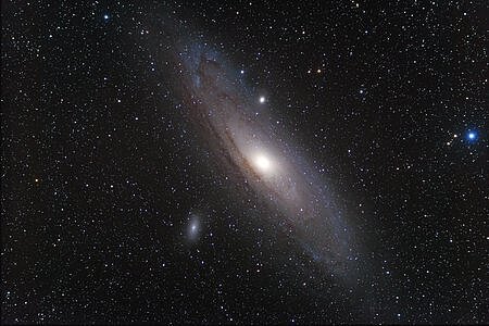 Ein Foto der Andromedagalaxie